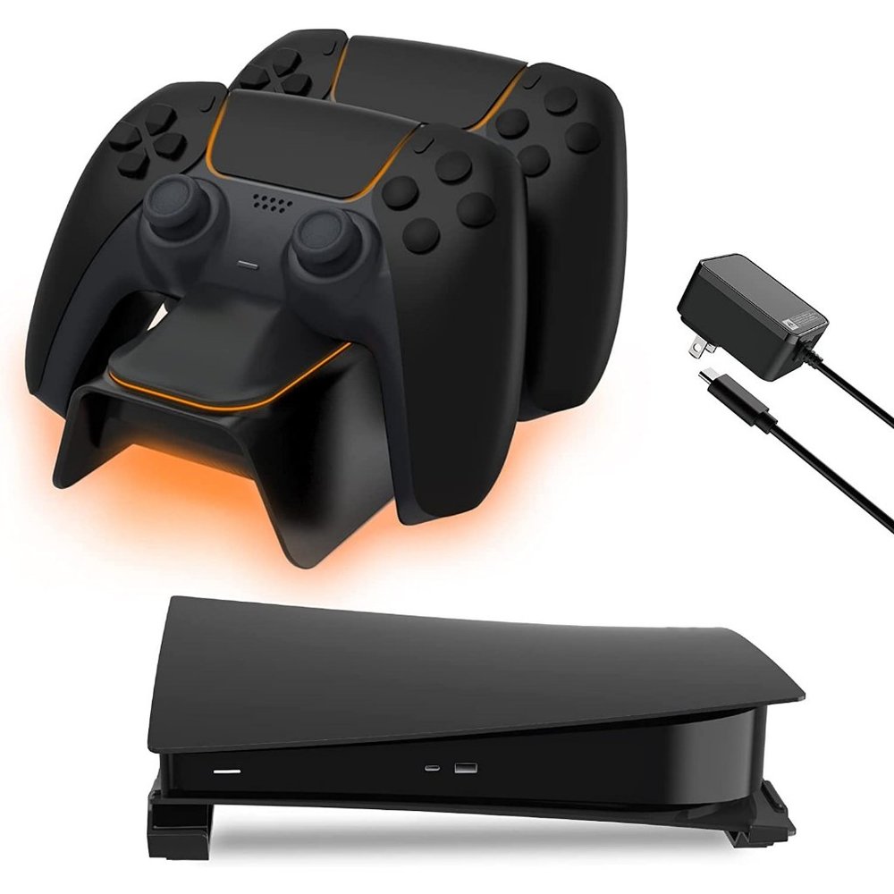 PS5 Game Accessories Kit Charger Contoller holder and system fan